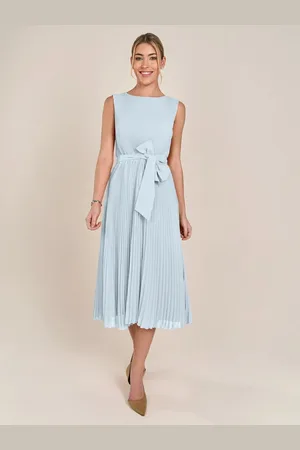 Apart Midikleid in Midi Länge mit allover Plissee Falten - Verkäufer: