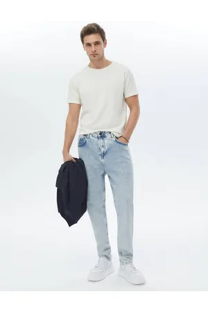 Kip Regular-fit-Jeans Hellblauer Karotten-Schnitt Denim 100% Baumwolle Hose - Verkäufer: MegaMerchant
