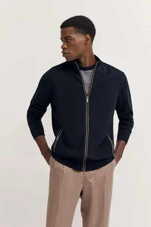 Bugatti Strickjacke mit Reißverschluss