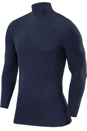 TCA Funktionsshirt Jungen Kompressions Thermoshirt, Dunkelblau, 128 (1-tlg) - Verkäufer: SellerX14
