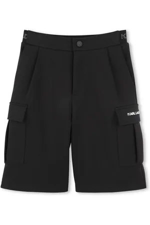 Karl Lagerfeld Bermudas KIDS Shorts schwarz mit Klappentaschen - Verkäufer: coolkids-store