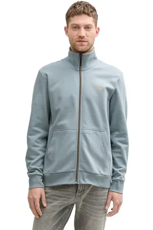 TOM TAILOR Sweatjacke mit Logo Stickerei