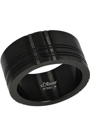QS by s.Oliver Fingerring Ring für Herren, Edelstahl (Ring, 1-tlg) - Verkäufer: Amor GmbH