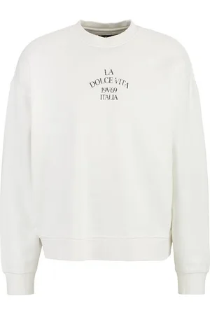 19V69 Italia Sweatshirt OMERO MARINA mit "La Dolce Vita"-Print, lässiger Stil - Verkäufer: Marco GmbH