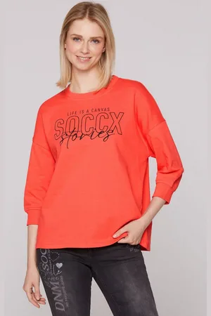 Soccx Sweater mit überschnittenen Schultern