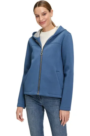 AMBER & JUNE Outdoorjacke Übergangsjacke mit Kapuze