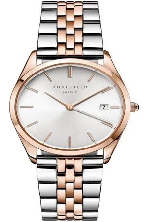 ROSEFIELD Quarzuhr Damenuhr Ace Silber Rosegold Bicolor ACSRD-A06 - Verkäufer: JUWELSTORE.de