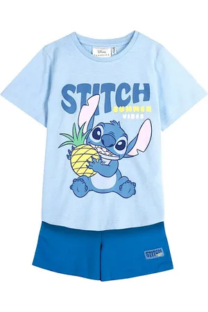 Disney T-Shirt & Shorts STITCH SUMMER VIBES (2-tlg) Jungen Sommeroutfit Gr. 110 - 152 cm - Verkäufer: Starkids Licensed Brands and more