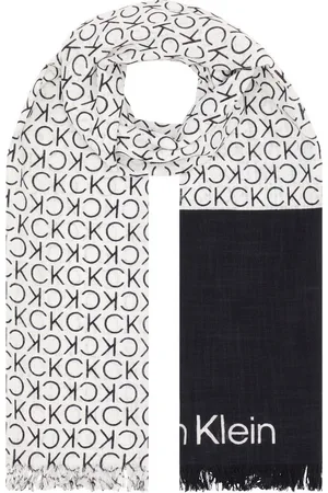 Calvin Klein Schal MONOGRAM COTTON GAUZE STOLE, mit Logomuster
