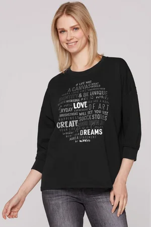 Soccx Sweater mit überschnittenen Schultern