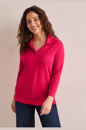 CECIL Poloshirt mit 3/4 Ärmeln