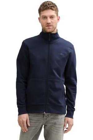 TOM TAILOR Sweatjacke mit Logo Stickerei