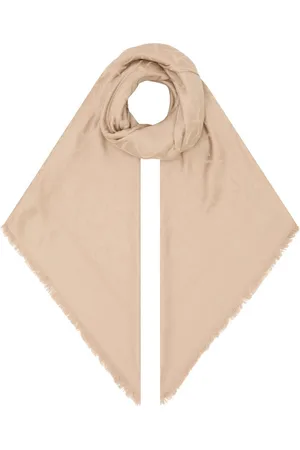 Calvin Klein Schal SHINY JACQUARD MONOGRAM SQUARE, mit Logo-Jacquardmuster