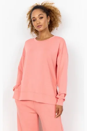 soyaconcept Sweatshirt Sweatshirt SC-Banu in Peach Pink (1-tlg) Schlitze - Verkäufer: CONCEPT Mode