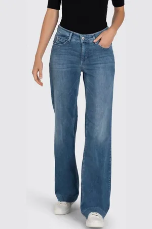 Mac Weite Jeans DREAM WIDE mit weitem Bein-Stretch