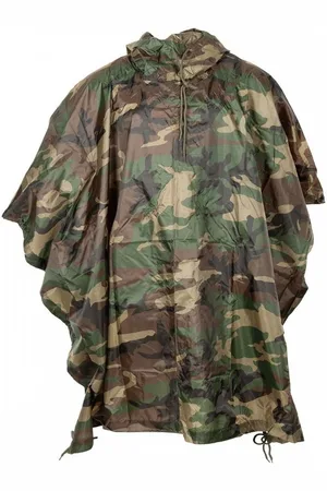 MFH Regenponcho US Poncho, Rip Stop, Mod., woodland, Gr. 144 x 223 cm - Verkäufer: DaGecko