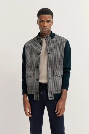Bugatti Sweatjacke mit Collegekragen
