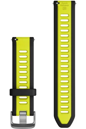 Garmin Smartwatch-Armband Schnellwechsel-Armband (20 mm) Schwarz/Amp Yellow - Verkäufer: McElec