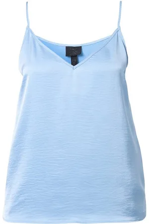Ulla Popken Longtop Satintop A-Linie V-Ausschnitt Spaghettiträger - Verkäufer: Popken Fashion Group