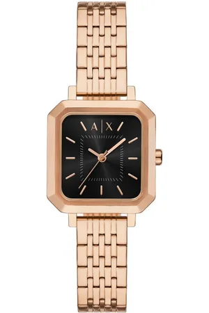 Armani Exchange Quarzuhr AX5729, Armbanduhr, Damenuhr, Edelstahlarmband, analog