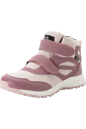 Jack Wolfskin WOODLAND TEXAPORE MID VC K Wanderschuh wasserdicht mit Klettverschluss