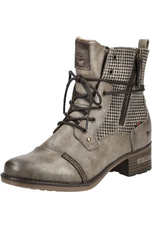 Mustang Stiefelette Lederimitat/Textil Schnürstiefelette - Verkäufer: S4S Commerce
