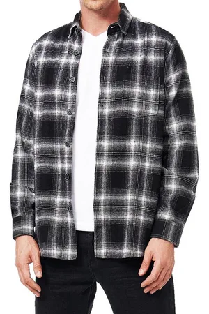 R-NEAL Flanellhemd Herren Karo-Hemd Holzfällerhemd Regular Langarm-Hemd Streetwear Hemd - Verkäufer: GOOB