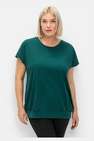 Sheego Funktionsshirt Große Größen atmungsaktiv und mit Cut-out im Rücken