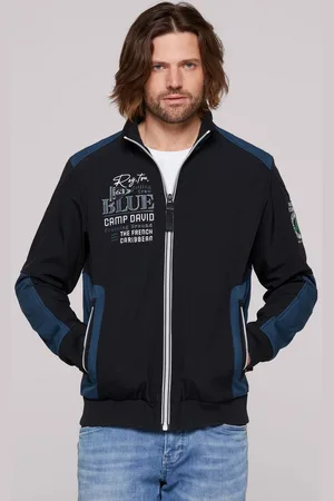 Camp David Softshelljacke mit Stehkragen