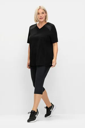 Sheego Leggings Große Größen in Caprilänge, aus Funktionsmaterial