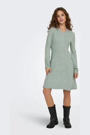 ONLY Midikleid ONLLATIA LS DRESS EX KNT