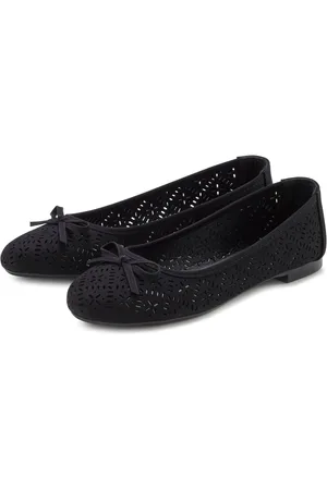 Lascana Ballerina Freizeitschuh, Slipper, Halbschuh mit kleinen Cut-Outs VEGAN