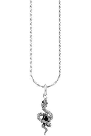 Thomas Sabo Kette mit Anhänger Tempting Romance Kette silber - Schlangen-Design, KE2300-691-11-L45v, mit Zirkonia (synth)