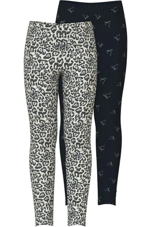 NAME IT Leggings NKFVIVIAN 2P AOP LEGGING (Packung, 2-tlg)