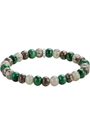 Thomas Sabo Armband Bead Armband, A2196-503-6-L21, mit Labradorit, Jaspis, Jade