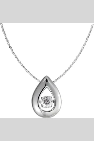 SilberDream Kette und Anhänger Set Dancing Stein Tropfen Kette (2-tlg., Schmucksets), Tropfenanhänger 925 Sterling Silber, - Verkäufer: Fit4Style Silberschmuck - IMPPAC