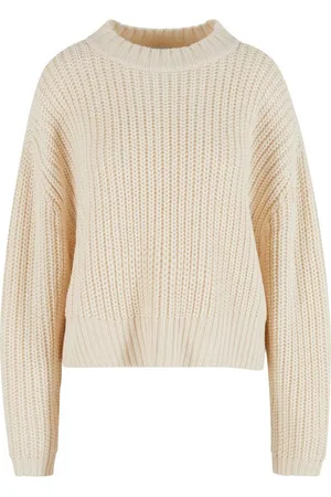 Urban classics Rundhalspullover Ladies Wide Basic Oversized Sweater (1-tlg)