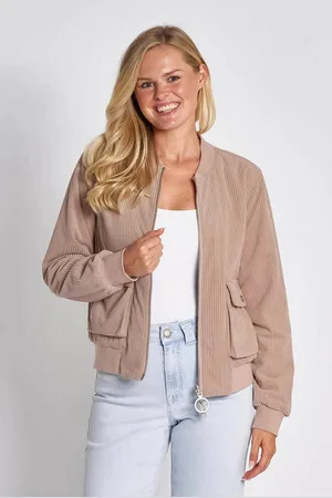Zhrill Wendejacke JULIE CORDUROY mit Cord und floralem Muster