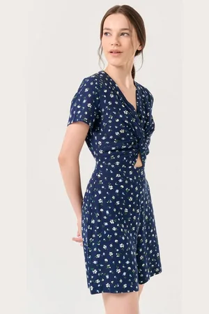Jimmy Key Jumpsuit Kurzärmlig Floraler Print Kurzer Overall - Verkäufer: