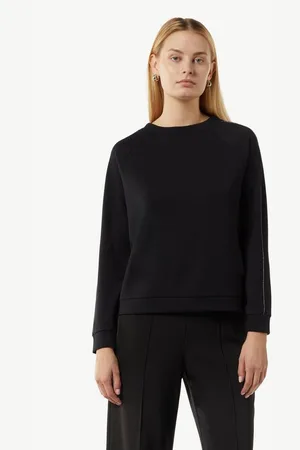 Comma, Sweatshirt Basic (1-tlg) langarm, runder Ausschnitt, Regular Fit, Modal-Mix - Verkäufer: LuriX