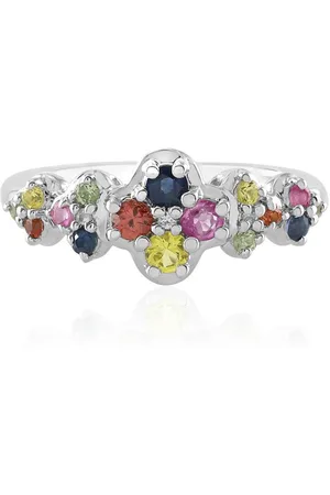 Cavill Silberring Multicolor Saphir Silber Ring (1-tlg) - Verkäufer: Juwelo Deutschland GmbH