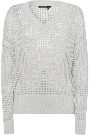 Marc Aurel Strickpullover Strick silver grey melange - Verkäufer: Lieblingsstücke