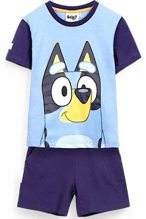 Bluey T-Shirt French Terry (2-tlg) Jungen Sommeroutfit Gr. 92 - 116 cm - Verkäufer: Starkids Licensed Brands and more