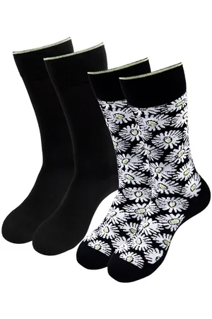 HUGO BOSS Freizeitsocken 2 Paar RS Daisy CC (2-Paar) mit einem Paar in Blumenmusterung - Verkäufer: bonvenon