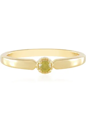 Cavill Diamantring Goldplattierter Silberring mit gelben Diamanten (1-tlg) - Verkäufer: Juwelo Deutschland GmbH