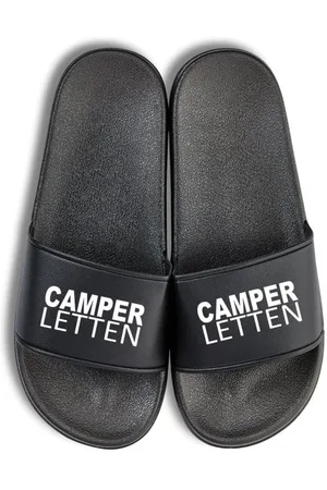 Youth Designz Herren Damen Badelatschen "Camper Letten" Print lustig Geschenk Unisex Badeschuh mit witzigen und stylischen Aufdruck für Männer und Frauen - Verkäufer: EmDa Trading GmbH