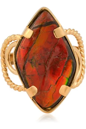 Cavill Silberring Ammolite Goldplattierter Silberring (1-tlg) - Verkäufer: Juwelo Deutschland GmbH