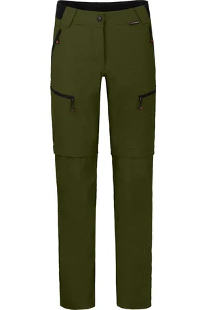 Bergson Outdoorhose PORI Zipp-Off Damen Wanderhose, robust, elastisch, Kurzgrößen, dunkel - Verkäufer: