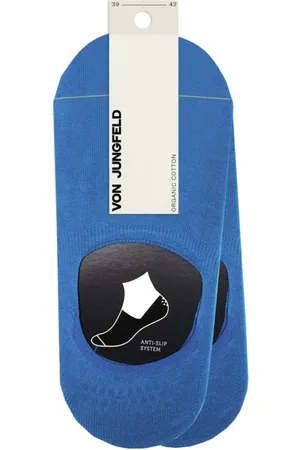 Von Jungfeld Socken Füßlinge in Hellblau in mehrfarbig - Verkäufer: