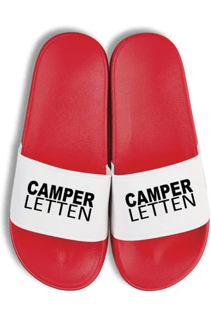 Youth Designz Herren Damen Badelatschen "Camper Letten" Print lustig Geschenk Unisex Badeschuh mit witzigen und stylischen Aufdruck für Männer und Frauen - Verkäufer: EmDa Trading GmbH